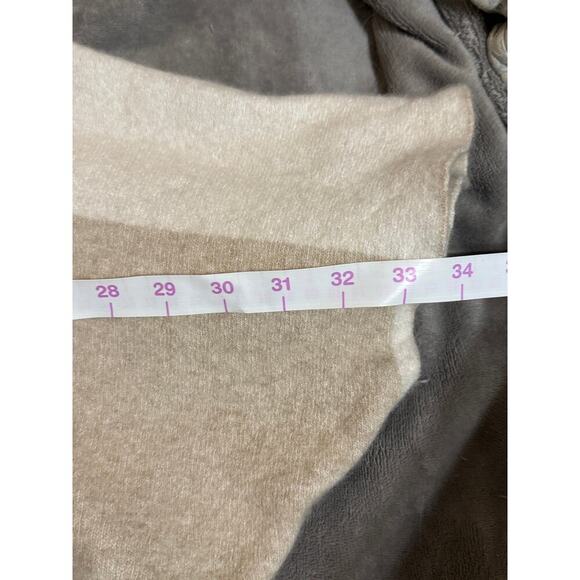 Note di Anita Merino Wool Cashmere Blend Poncho High Neck Beige Tan Size S/M - Picture 3 of 5